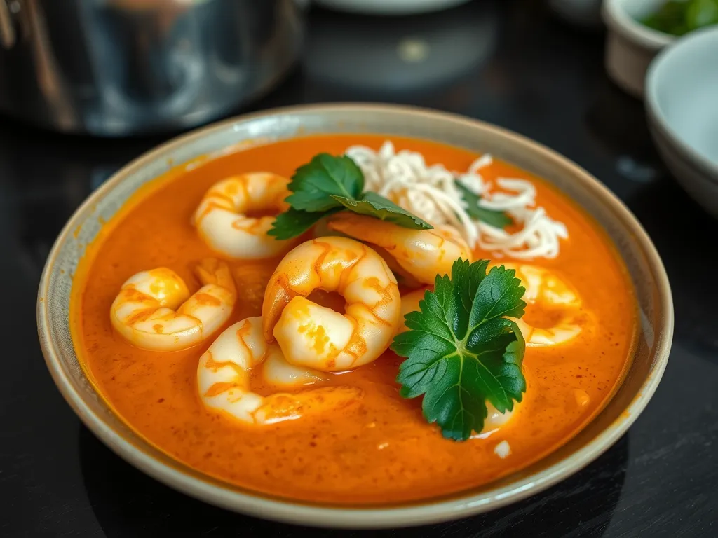 Quick Thai Red Curry with Shrimp