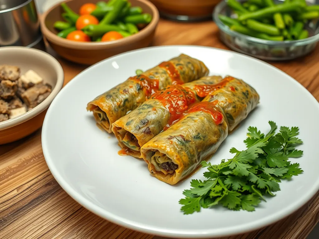Quick Turkey Dolma Skillet