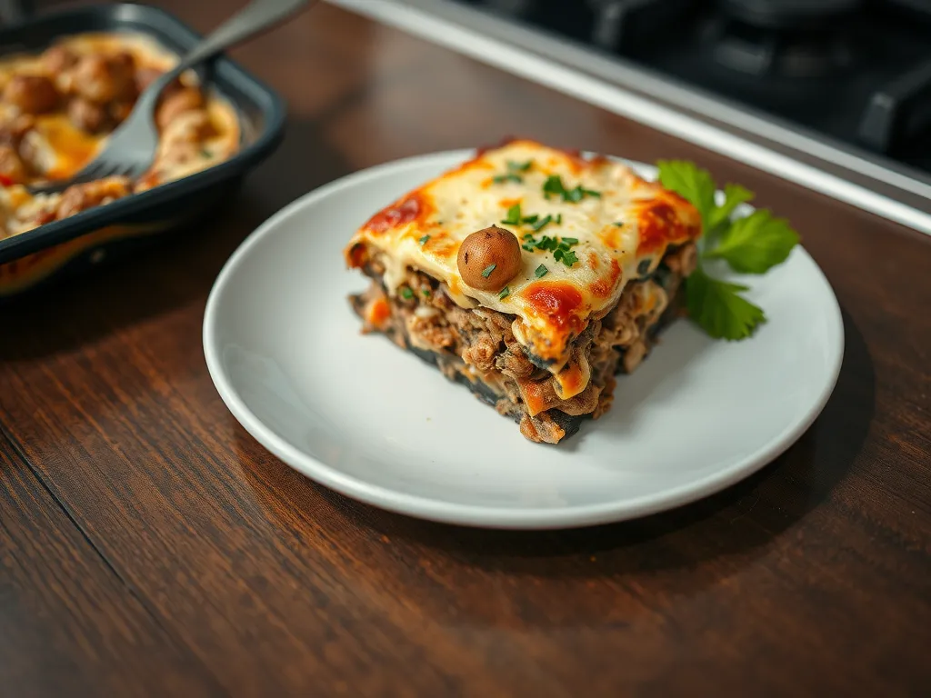 20-Minute Turkey Moussaka Skillet