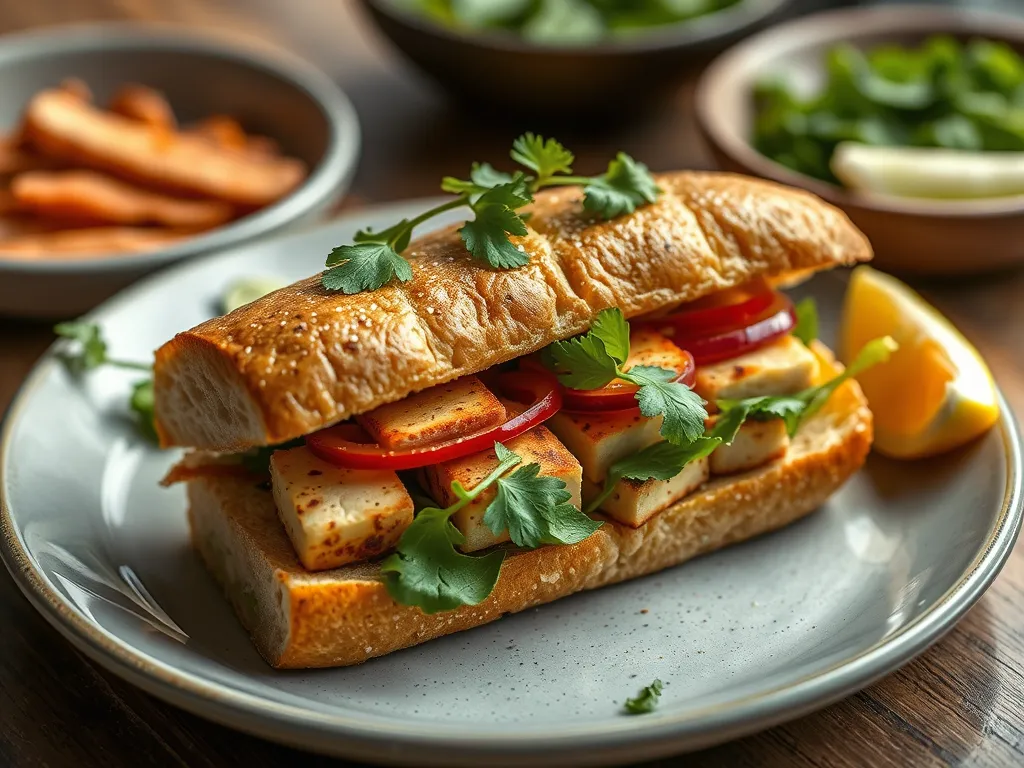 Quick Veggie Banh Mi Bowl with Tofu