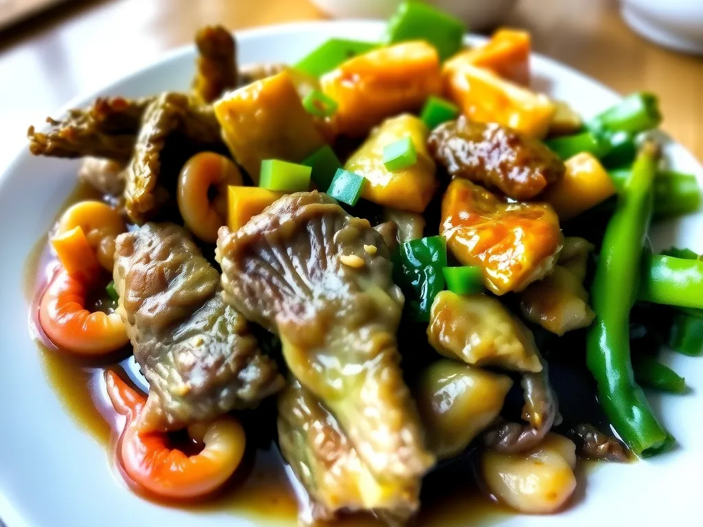 Seafood Lap Siew Stir-Fry