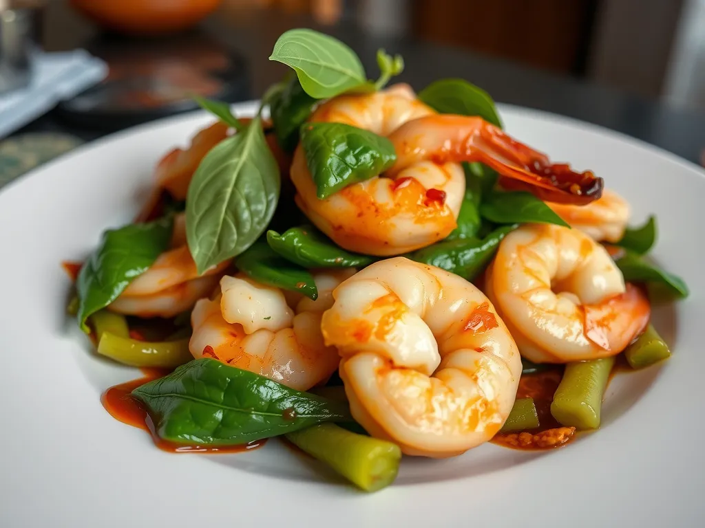 Seafood Pad Krapow