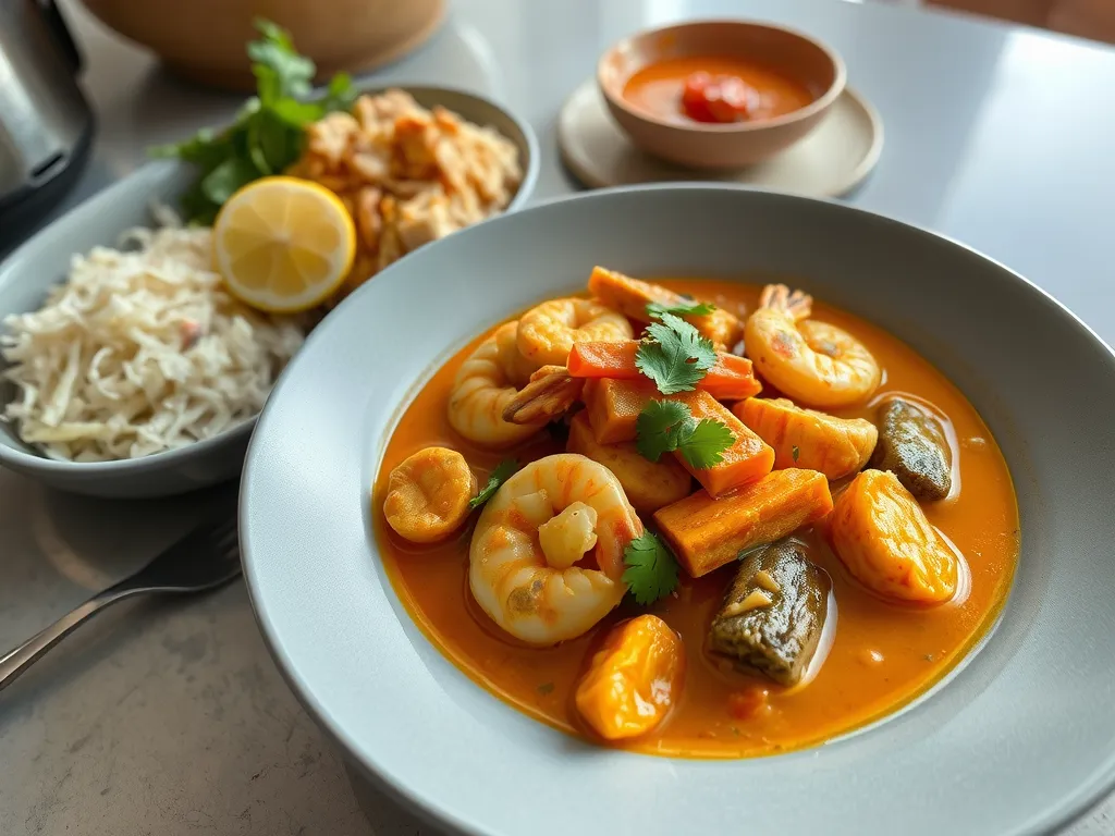Speedy Seafood Panang Curry