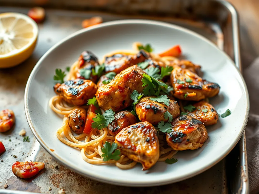 Sheet Pan Fajita Chicken Bowls