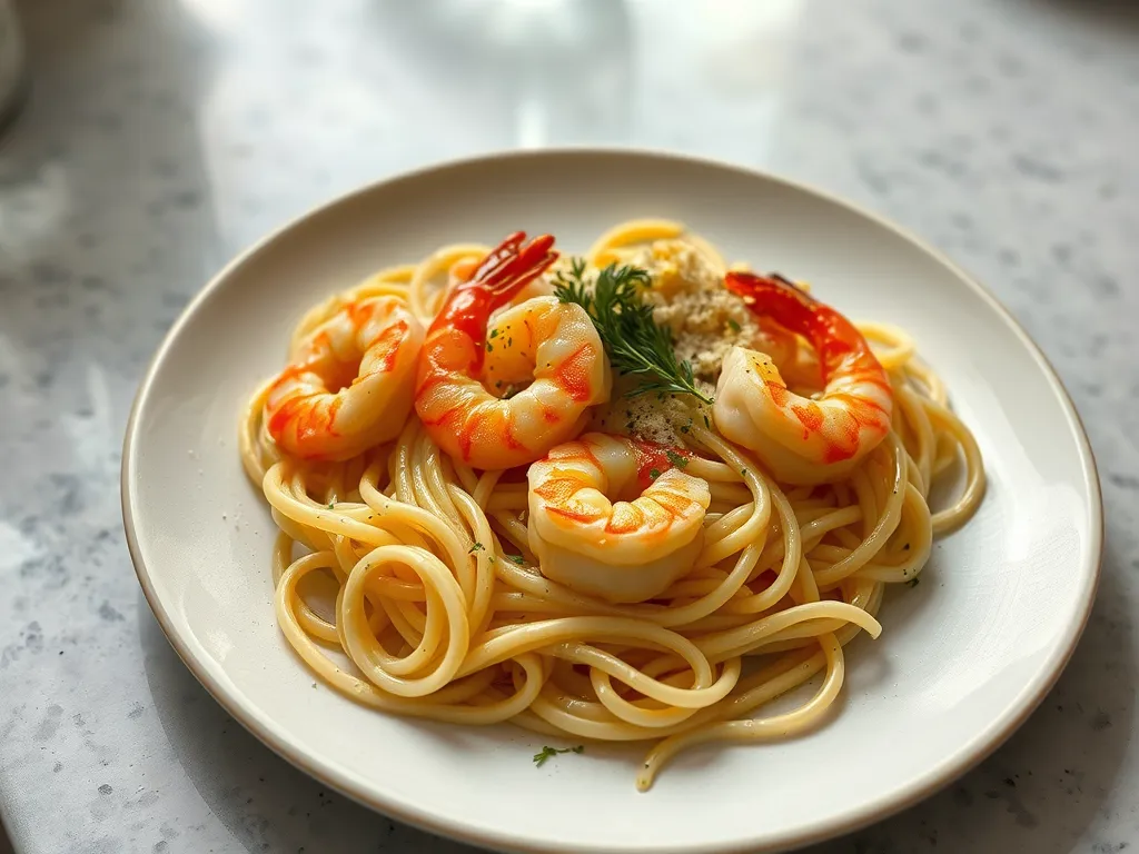 Shrimp Cacio e Pepe