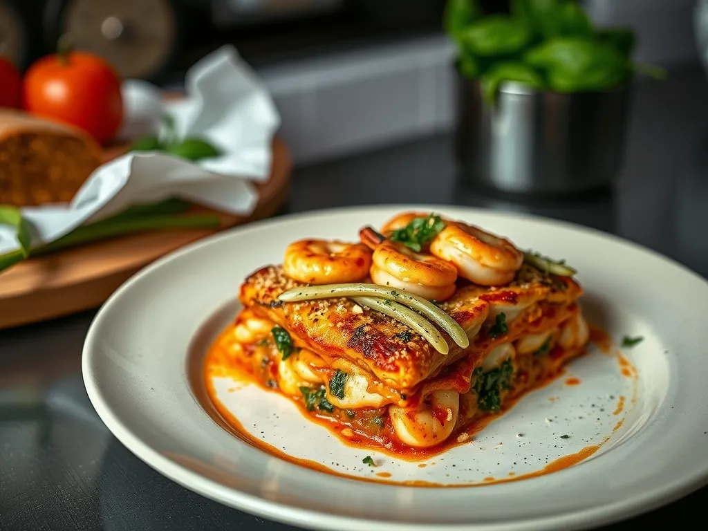 Shrimp Moussaka Skillet