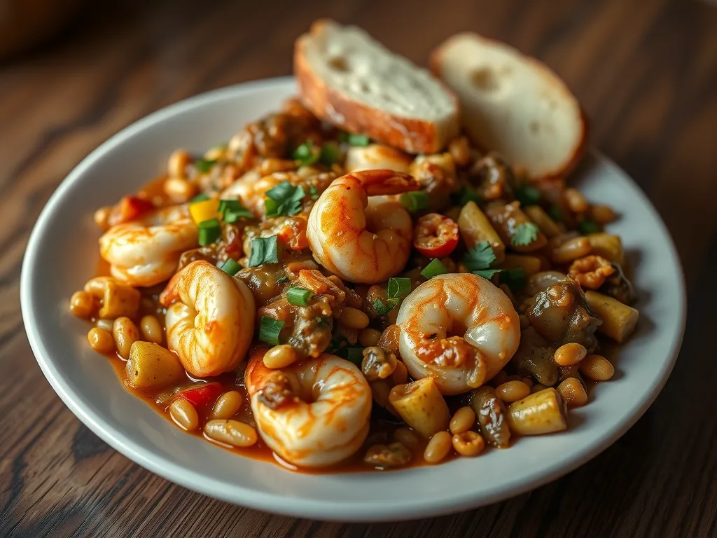 One-Pot Shrimp Seafood Jambalaya