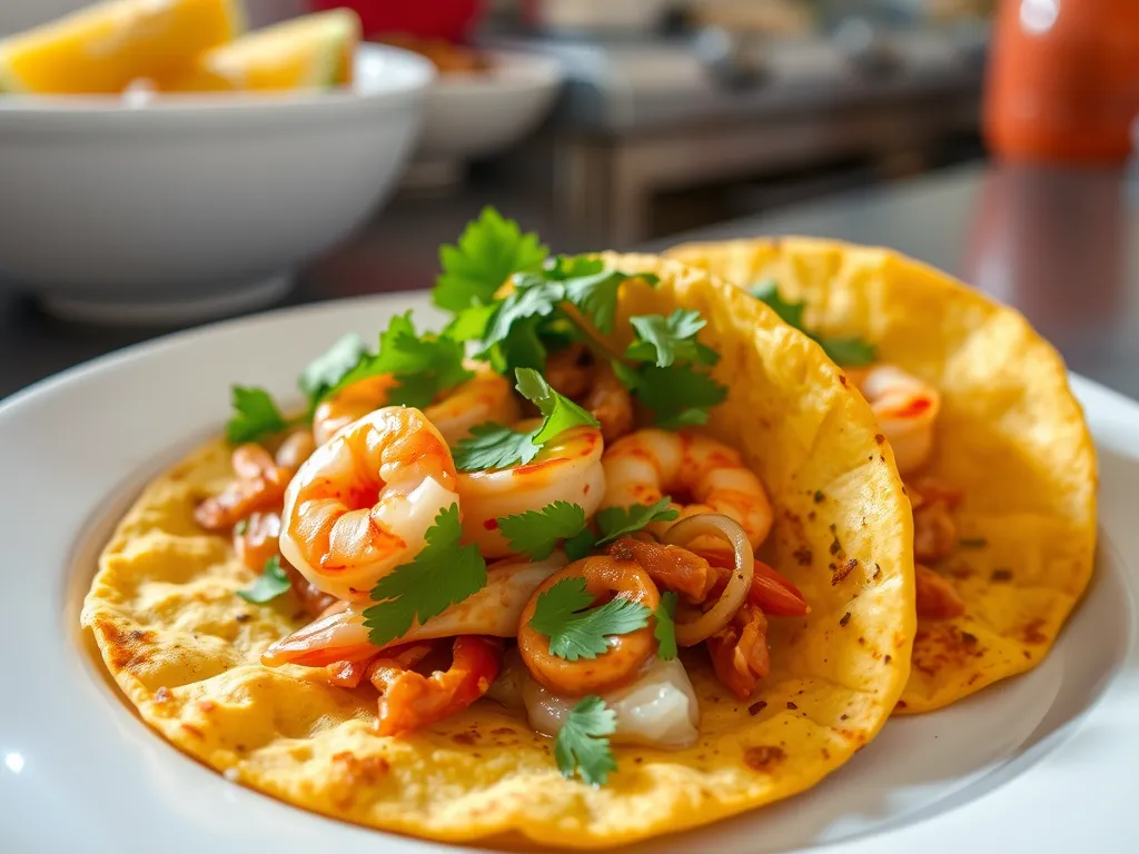 Shrimp Street Tacos