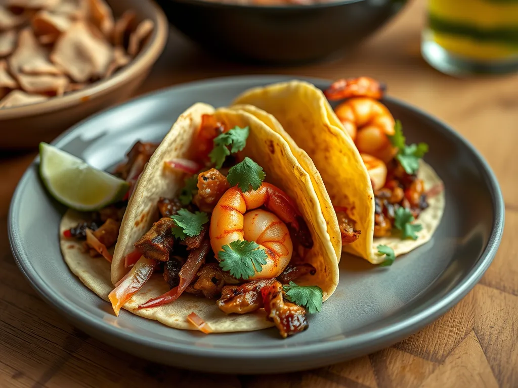 Shrimp Tacos al Pastor