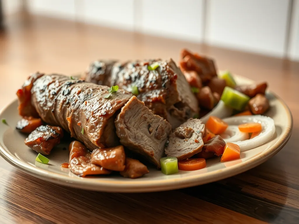 Slow-Simmered Lamb Shawarma Plates