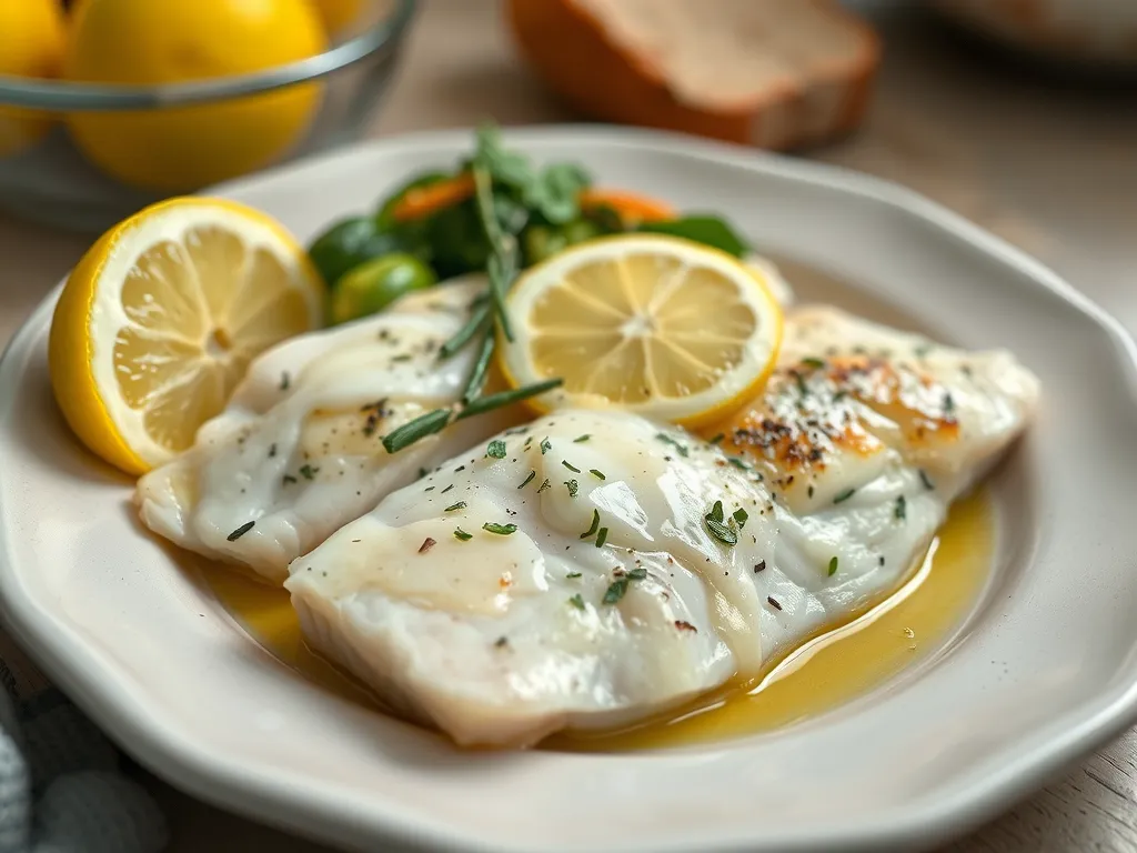 Smokey Lemon Butter White Fish