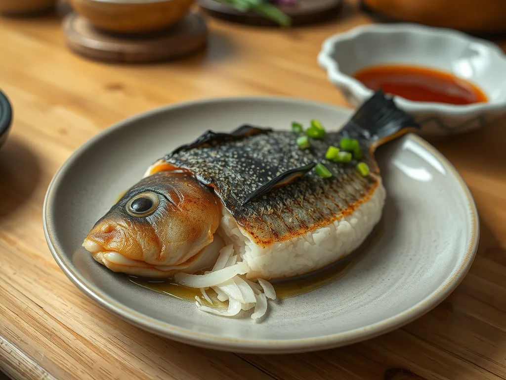 Sticky Rice Cod (Mukimori)