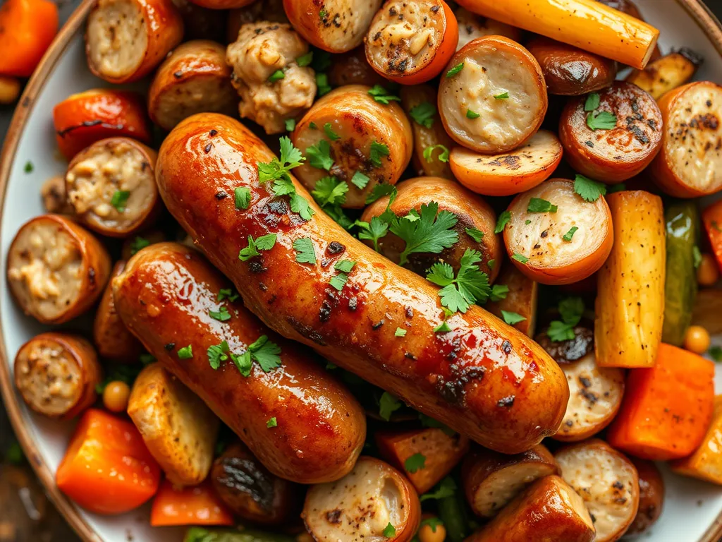 Sheet Pan Chicken Sausage and Vegetables