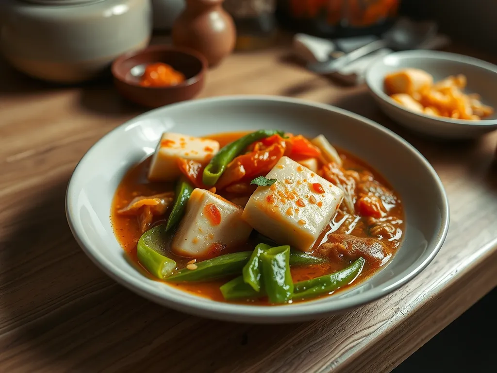 Tofu Kimchi Jjigae Stew