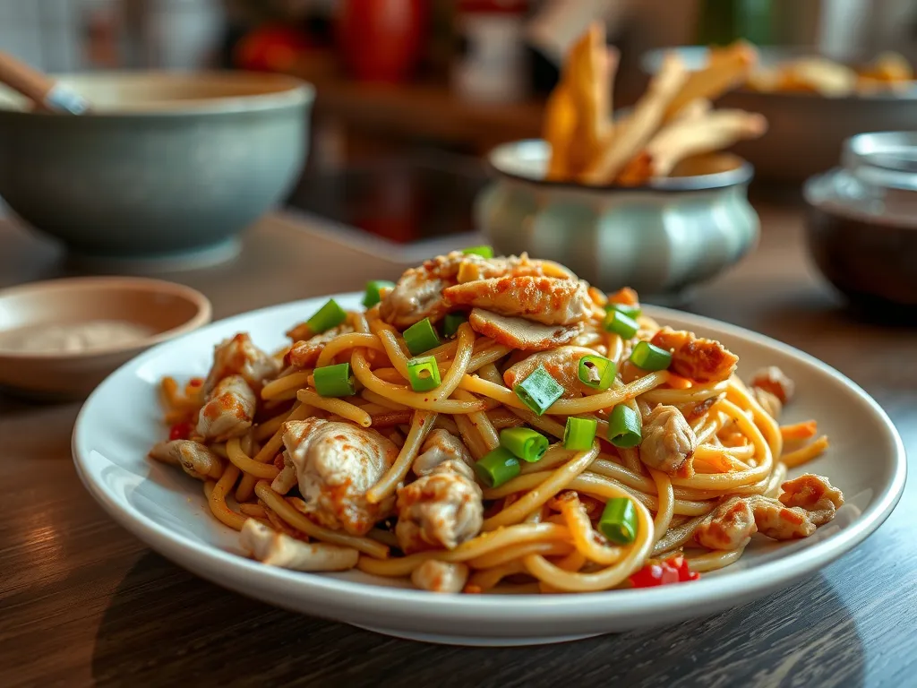 Turkey Chow Mein