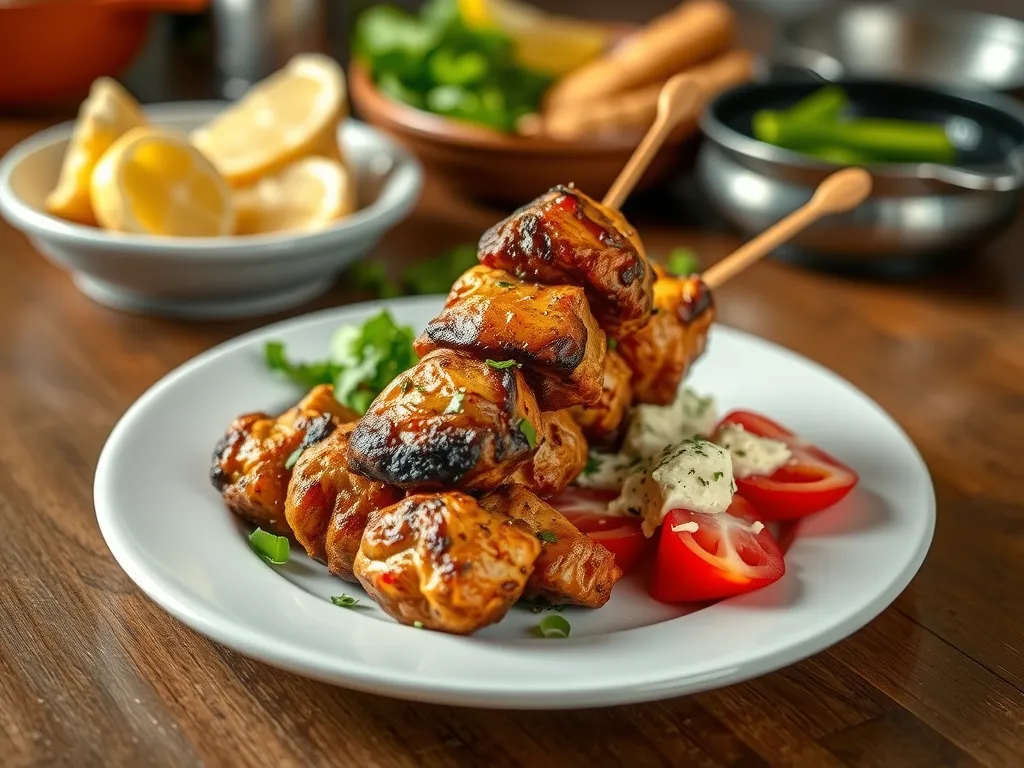 Quick Turkey Souvlaki