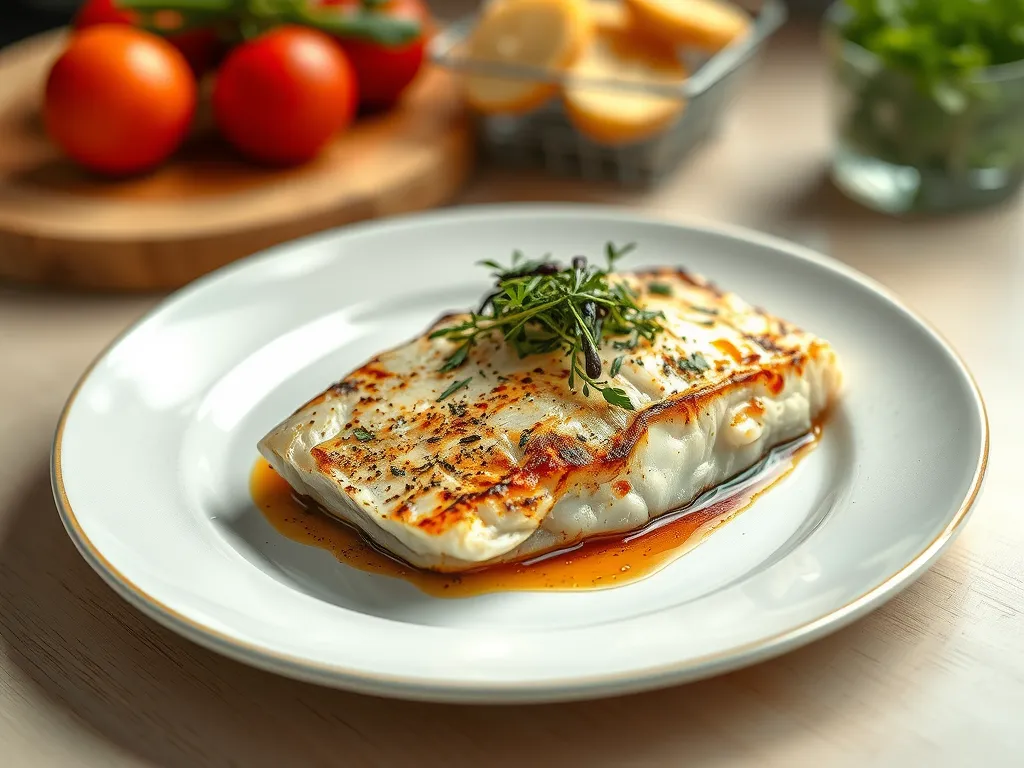 Turmeric Roasted Halibut